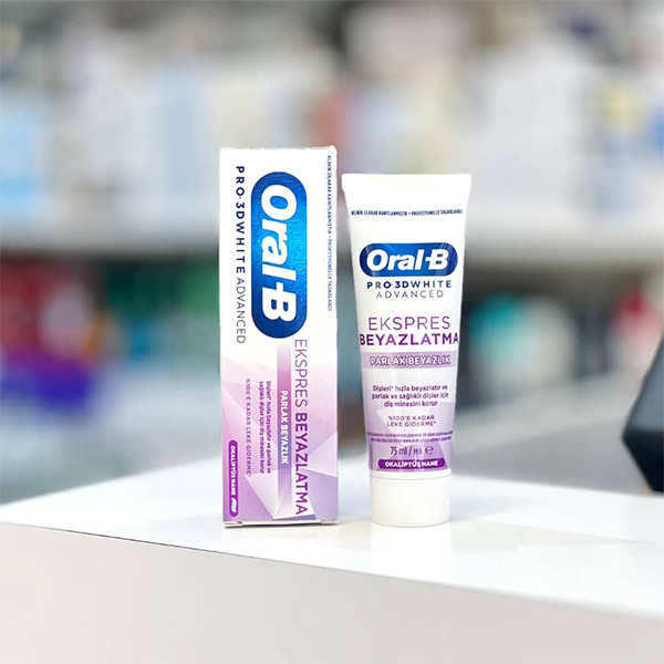 خمیر دندان سفید کننده اکسپرس اورال بی Oral B Express Whitening Toothpaste 75Ml - Image 7