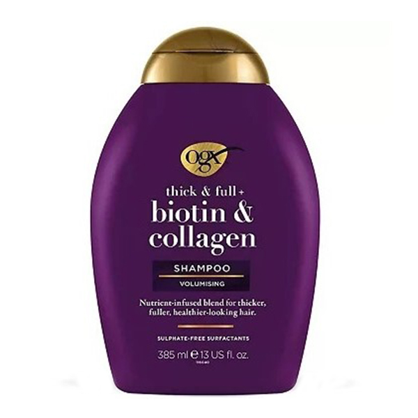 شامپو بدون سولفات بیوتین و کلاژن او جی ایکس Ogx Biotin & collagen Shampoo
