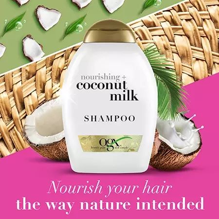 شامپو بدون سولفات شیر نارگیل او جی ایکس Ogx Coconut Milk Shampoo - Image 2
