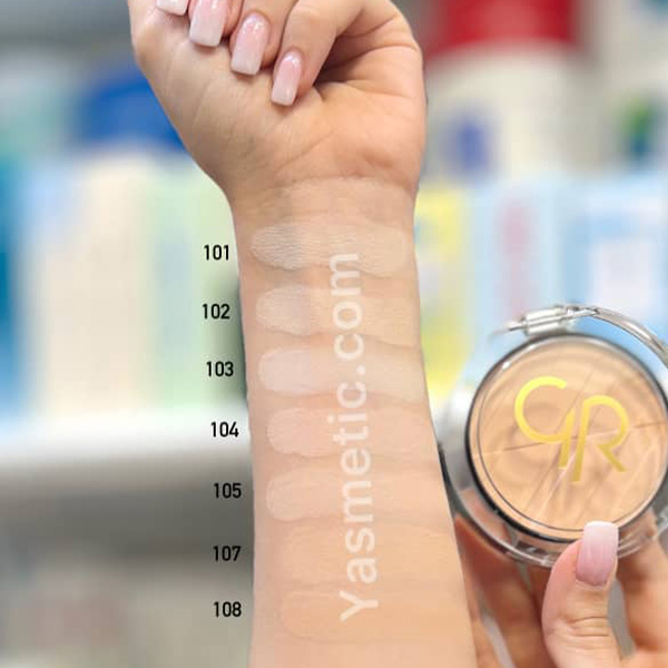 پنکک ضدآفتاب دار گلدن رز Goldenrose Pressed Powder Spf15 - Image 2