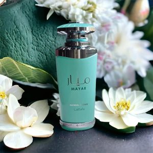 ادو پرفیوم زنانه میار اینتنس آبی لطافه Lattafa Mayar Natural Intense Eau De Parfum 100Ml