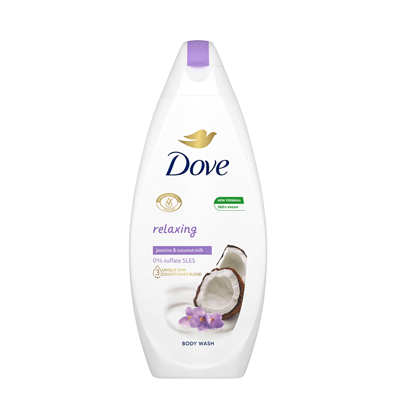 شامپو بدن شیر نارگیل و گل یاسمن داو Dove Coconut Milk & Jasmine Petals 500Ml - Image 2