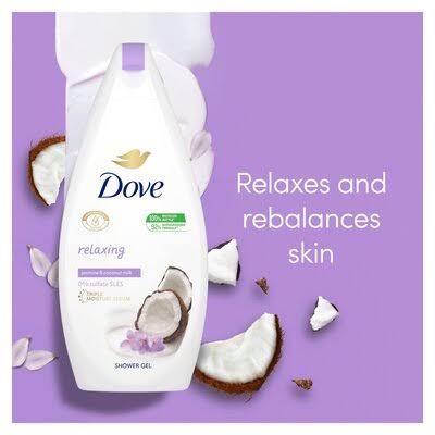 شامپو بدن شیر نارگیل و گل یاسمن داو Dove Coconut Milk & Jasmine Petals 500Ml - Image 3
