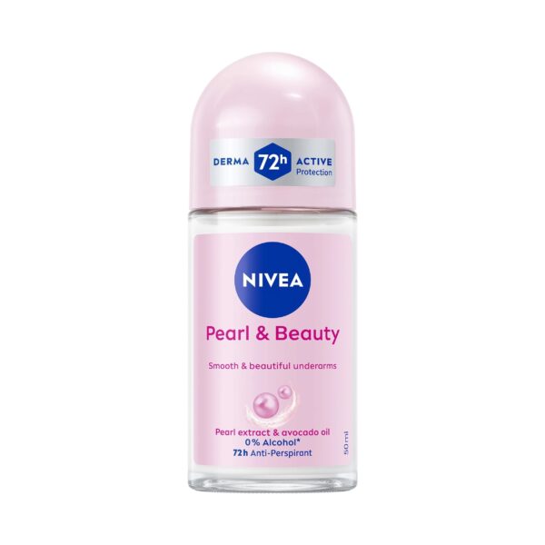 مام رولی زنانه پرل بیوتی نیوا Nivea Pearl Beauty For Women 48h