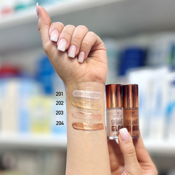 هایلایتر مایع اسمارت گلدن رز Golden Rose Smart Glow Liquid Highlighter - Image 2