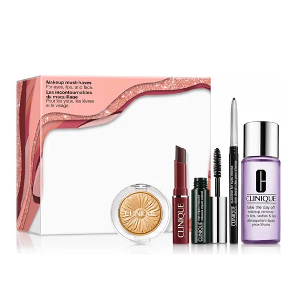 پک 5 تکه آرایش و مراقبت چشم و لب کلینیک Clinique Makeup Must Haves Pack