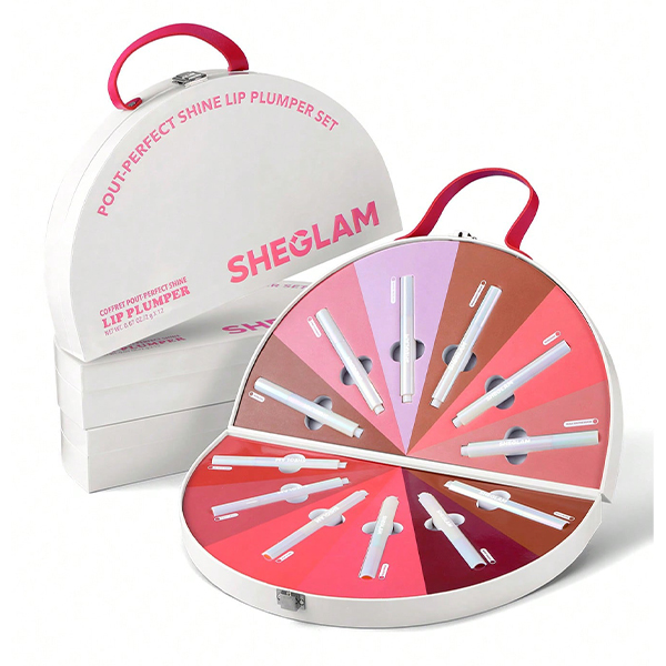 ست 12 عددی لیپ پلامپر شیگلم Sheglam Pout Perfect Shine Lip Plumper Set