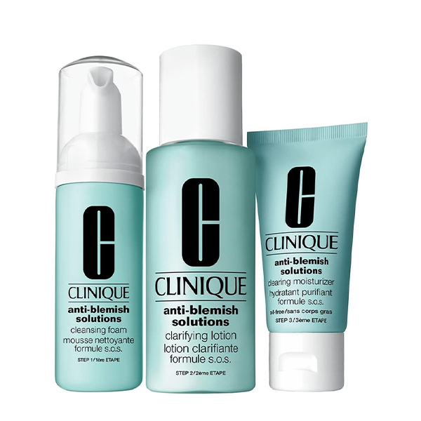 پک روتین پوستی ضد جوش کلینیک Clinique Skin School Supplies Anti Blemish Pack