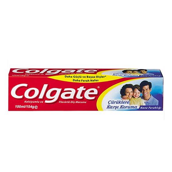 خمیر دندان خانواده کلگیت Colgate Curuklere Karsi Koruma 100Ml