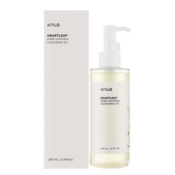 روغن پاک کننده و کنترل منافذ آنوا Anua Heartleaf Pore Control Cleansing Oil 200Ml
