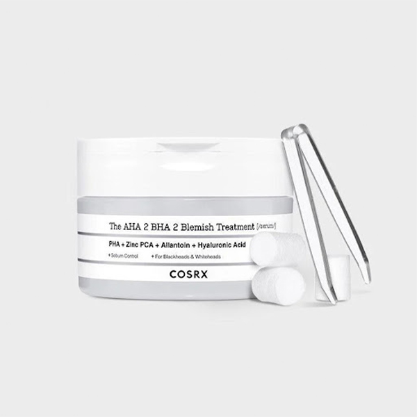 پک سرم و پد درمانی لایه بردار و ضد لک کوزارکس Cosrx The Aha 2 Bha 2 Blemish Treatment Serum 50g - Image 5