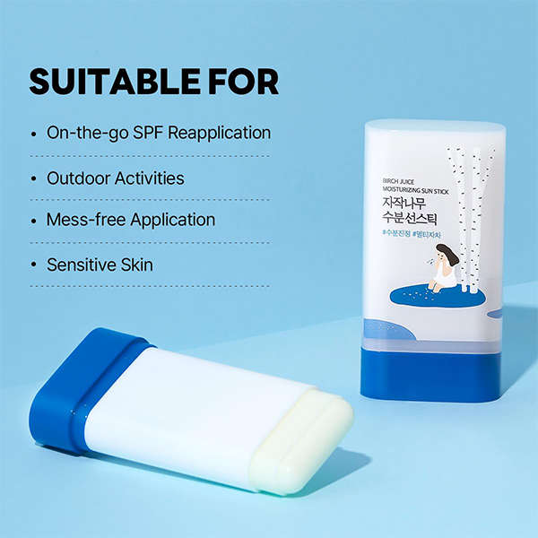 ضد آفتاب استیکی راند لب Round Lab Birch Juice Moisturizing Sun Stick Spf 50 - Image 5