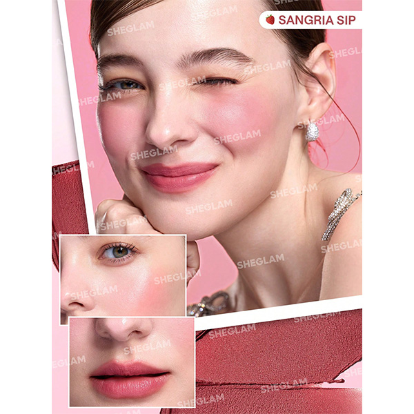 رژ لب و رژگونه 3 طبقه استرابری ویرل شیگلم