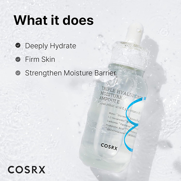 آمپول آبرسان هیالورونیک اسید کوزارکس Cosrx Triple Hyaluronic Moisture Ampoule 40Ml - Image 6