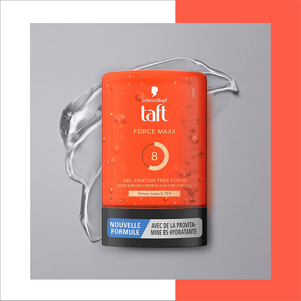 ژل مو حالت دهنده فورس مکس 8 تافت Taft Force Maxx 8 Styling Gel 300Ml - Image 2