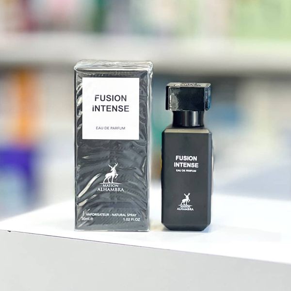 عطر جیبی مردانه فیوژن اینتنس الحمبرا