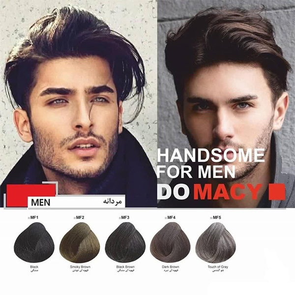 کیت رنگ مو مردانه دوماسی Domacy Men Hait Color - Image 2