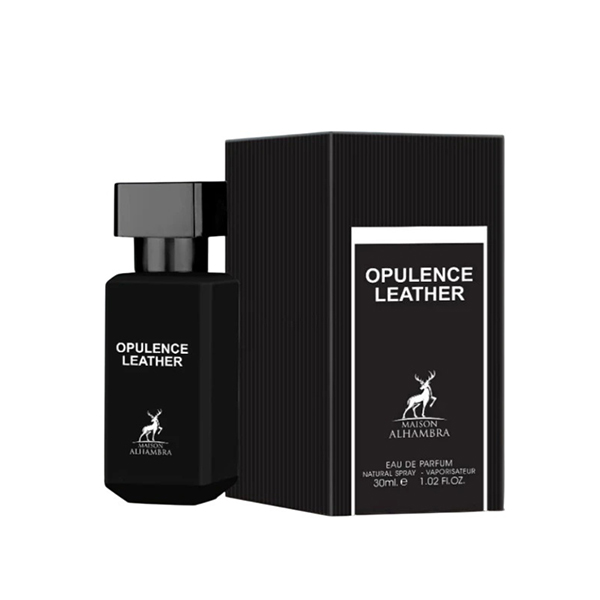 عطر جیبی مردانه اوپولنس لدر الحمبرا Alhambra Opulence Leather Eau De Parfum 30Ml - Image 3