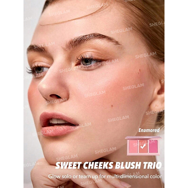 پالت رژگونه 3 رنگ مدل بستنی شیگلم