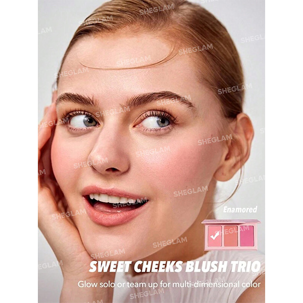 پالت رژگونه 3 رنگ مدل بستنی شیگلم