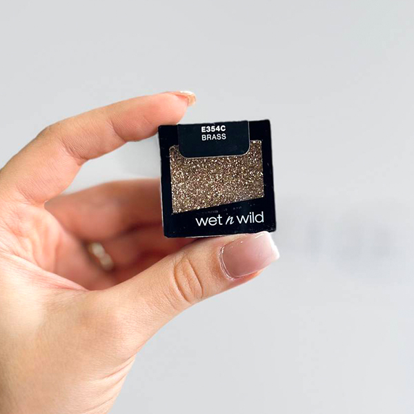 پالت سایه براق تک رنگ گلیتر وت اند وایلد Wet N Wild Glitter E354C Brass - Image 4
