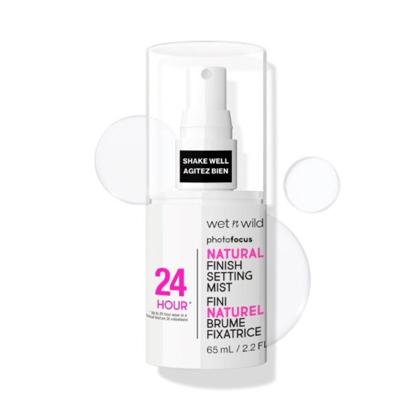 اسپری فیکس نچرال فینیش وت اند وایلد Wet & Wild Natural Finish Setting Mist 65Ml