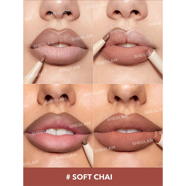 رژ لب و خط لب دو سر شیگلم Sheglam Lipstick & Liner Duo - Image 8
