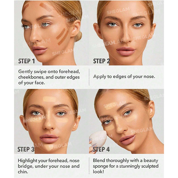 کانتور استیکی دو سر شیگلم sheglam color & sculpt stick - Image 5
