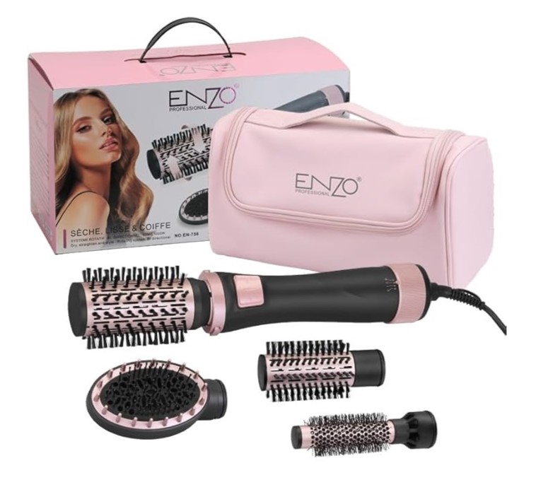 سشوار چرخشی 4 کاره مدل En756 انزو Enzo Hair Styler En756