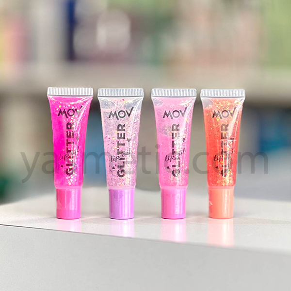 روغن لب گليتری ترکیه ای ماو mov glitter lip oil - Image 6