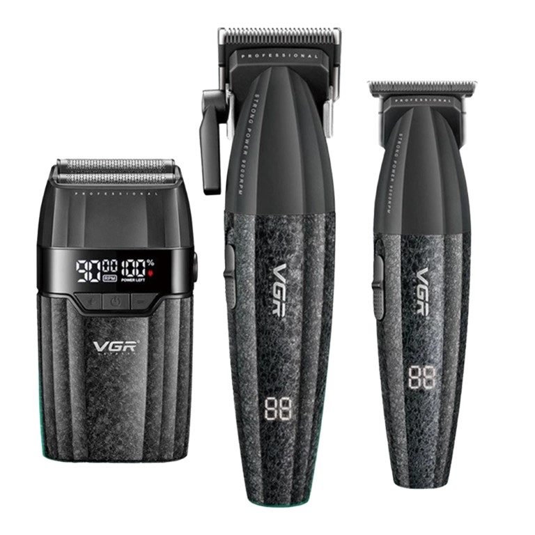 ست خط زن و حجم زن و شیور مدل V640 وی جی آر Vgr Hair Clipper & Trimmer Set V640 S3