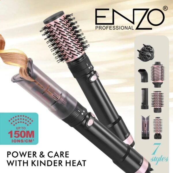 سشوار چرخشی چند کاره مدل En760 انزو Enzo Professional En760 - Image 3