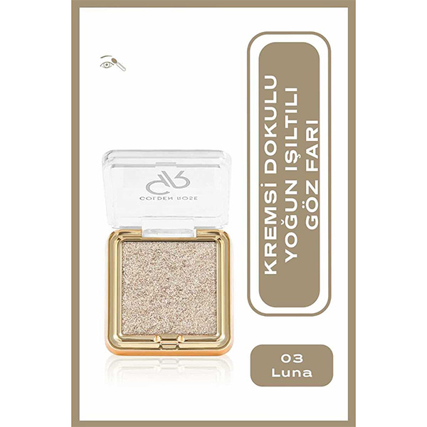 سایه تک رنگ گلیتر گلو گلدن رز Golden Rose Glitter Glow - Image 7