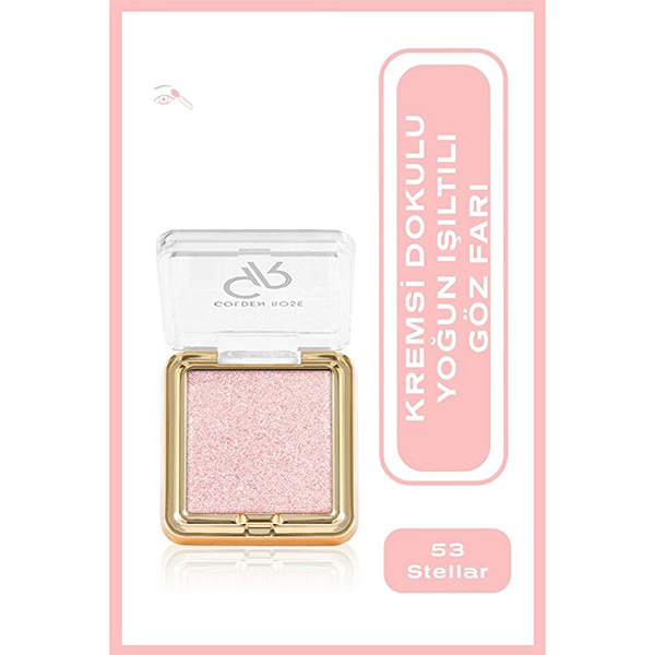 سایه تک رنگ اسپارکل گلو گلدن رز Golden Rose Sparkel Glow Eyeshadow - Image 7