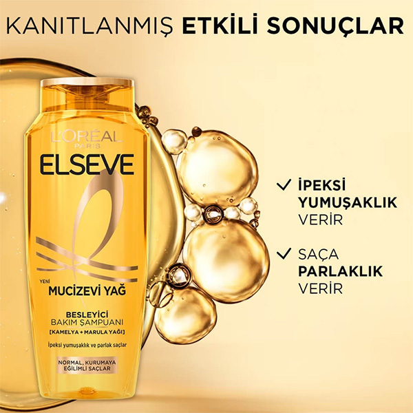 شامپو تغذیه کننده مو لورال Loreal Mucizevi Yag 300Ml - Image 3