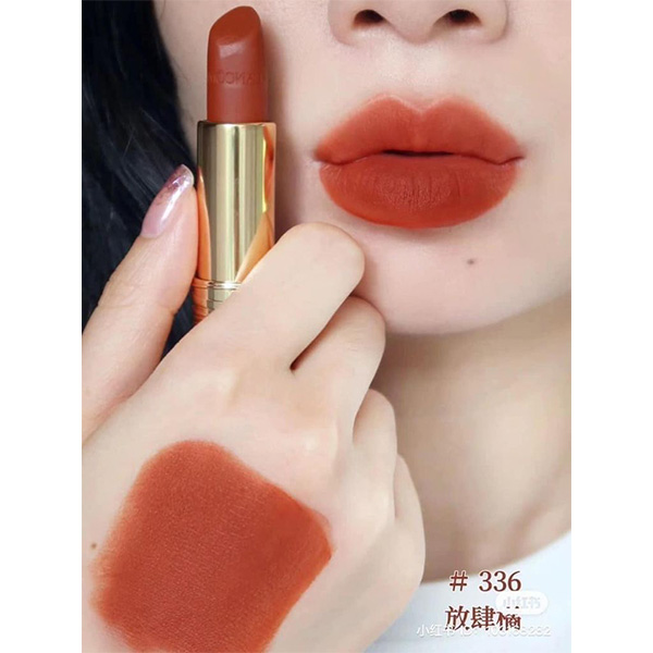 رژ لب جامد دراما مات طلایی لانکوم Lancome Drama Matte Lipstick - Image 8