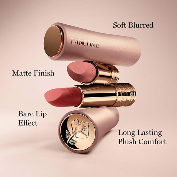 رژ لب جامد اینتی مات طلایی لانکوم Lancome Intimatte Lipstick - Image 2