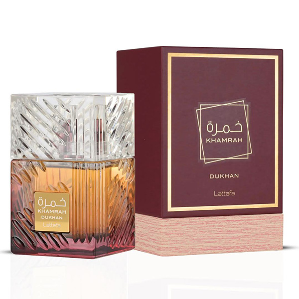 ادو پرفیوم اسپرت خمره قرمز لطافه Lattafa Khamrah Dukhan Edu De Parfum 100Ml - Image 6