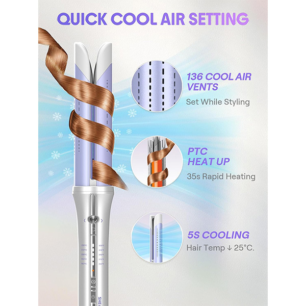 فر کننده مو چرخشی ایر فلو شیگلم Sheglam One Touch Airflow Styler Pro - Image 7