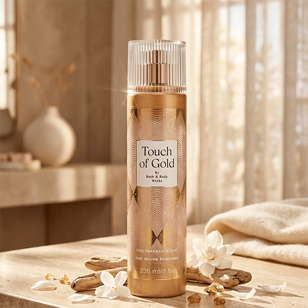 بادی اسپلش تاچ اف گلد بث اند بادی ورکس Bath & Body Works Body Mist Touch Of Gold 236Ml - Image 4
