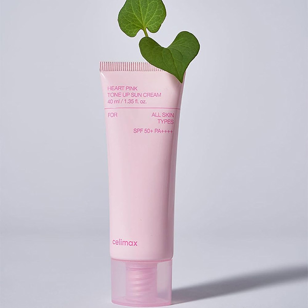 کرم ضد آفتاب تون آپ سلیمکس Celimax Heart Pink Tone Up Sun Cream Spf 50 40Ml - Image 7