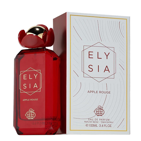 ادو پرفیوم زنانه الیسیا اپل رژ فرگرانس ورد Fragrance World Elysia Apple Rouge edp 100Ml - Image 6