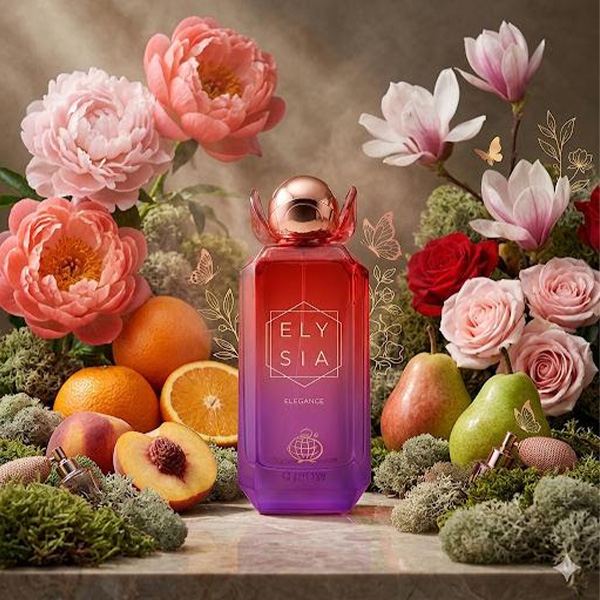 ادو پرفیوم زنانه الیسیا الگانس فرگرانس ورد Fragrance World Elysia Elegance edp 100Ml - Image 4