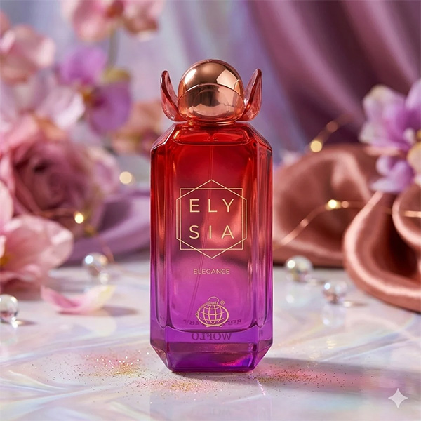 ادو پرفیوم زنانه الیسیا الگانس فرگرانس ورد Fragrance World Elysia Elegance edp 100Ml - Image 6
