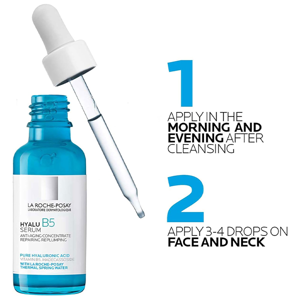 سرم آبرسان هیالورونیک اسید لاروش پوزای La Roche Posay Hyalu B5 Serum 30Ml - Image 5