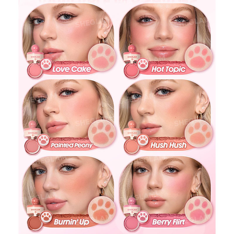 رژ گونه استامپی پنجه گربه ای شیگلم Sheglam Cutie Paw Blush Stamp 3g - Image 9