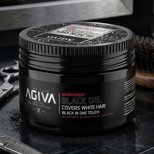 ژل مو مشکی آگیوا Agiva Hair Pigment Black Gel 250Ml - Image 3
