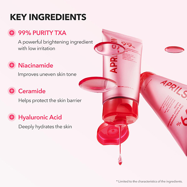 ماسک شب نیاسینامید آپریل اسکین April Skin Txa Purity 99% Niacinamide Night Wrapping Mask 80Ml - Image 6