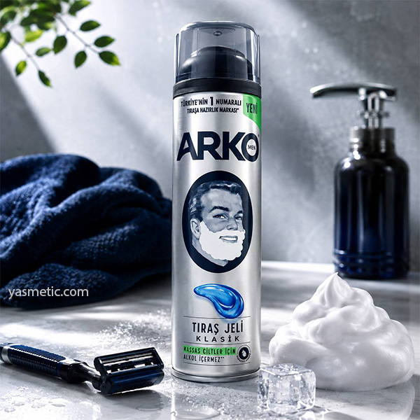 ژل اصلاح کلاسیک پوست حساس آرکو