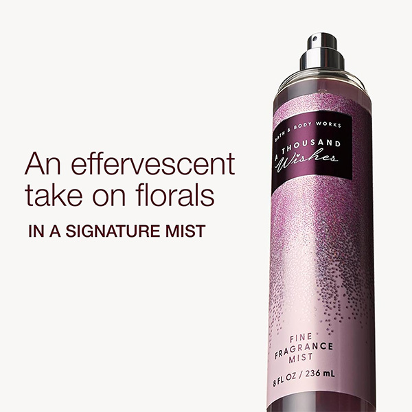 بادی اسپلش تاوزند ویشز بث اند بادی ورکس Bath & Body Works Body Mist A Thousand Wishes 236Ml - Image 4